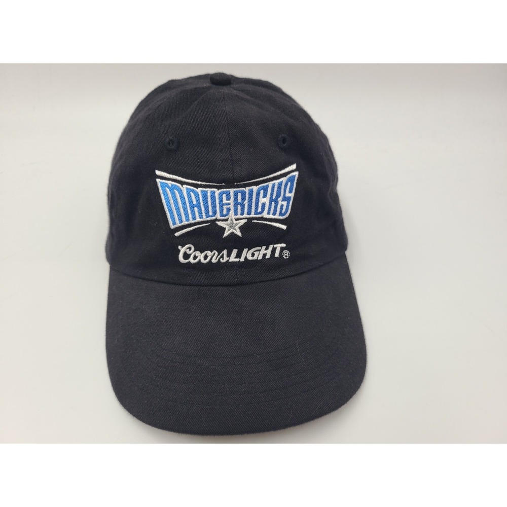 Dallas Mavericks Coors Light Adjustable Hat Cap Men Women‎ NBA Basketball Black